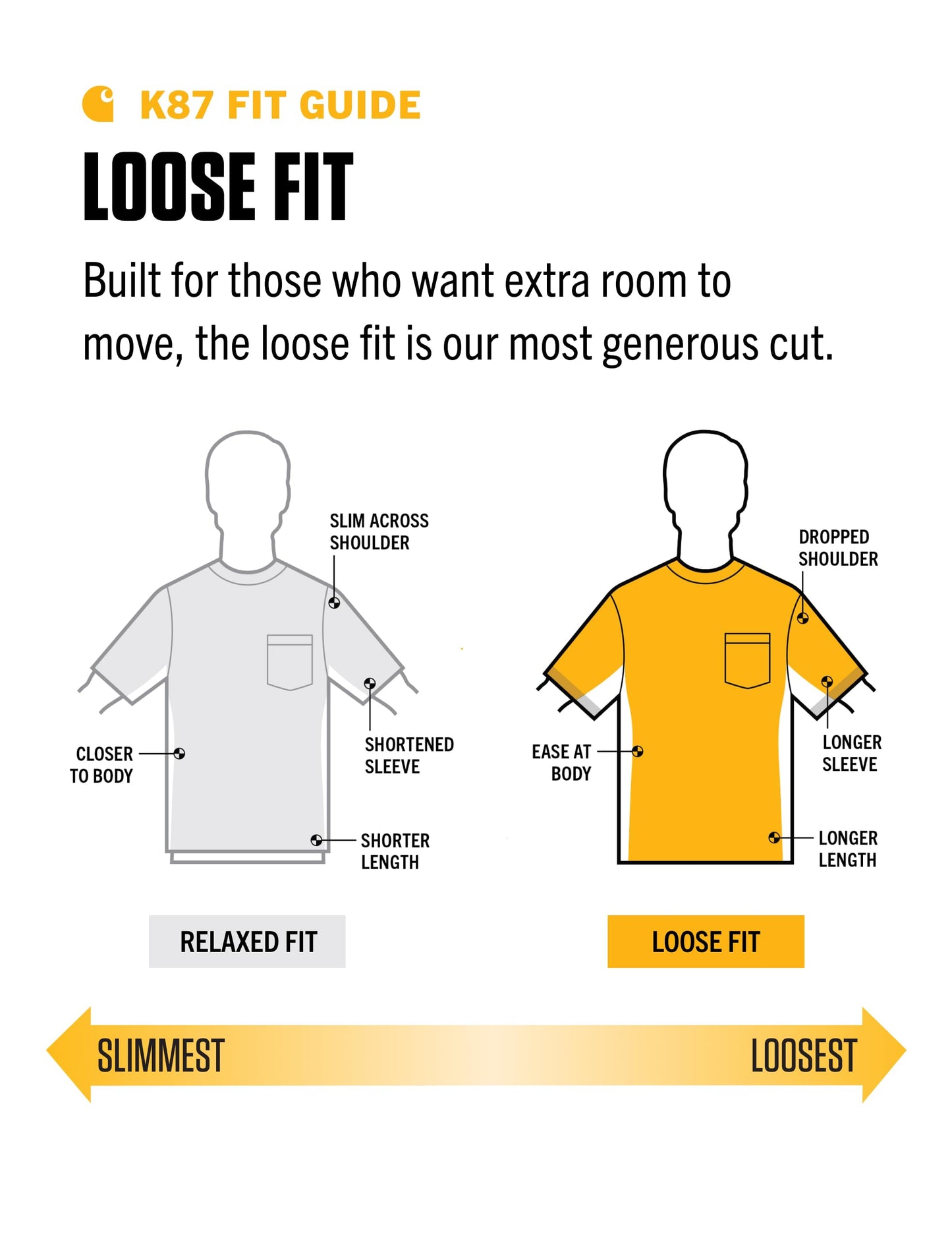 Carhartt Men's Loose Fit Heavyweight Short-Sleeve Pocket T-Shirt (Also Available in Big & Tall), Black, X-Large
